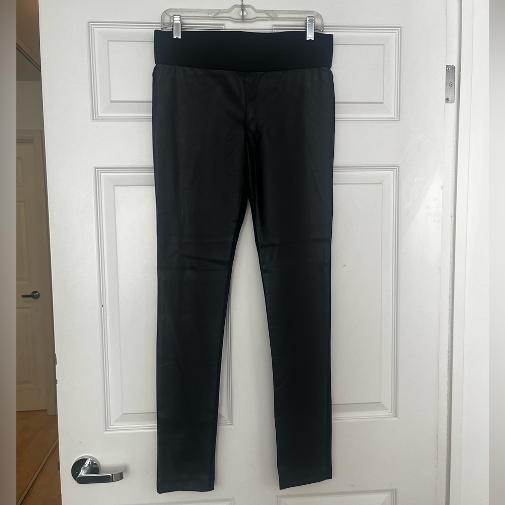 Club Monaco Leather Front Pants